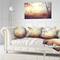 Designart - Charming Rural Field in Morning - Extra Large Wall Art Landscape
